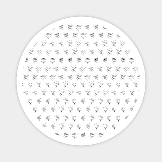 Diamond Pattern Magnet by fernandaffp